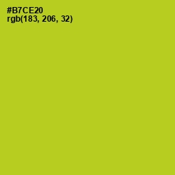 #B7CE20 - Key Lime Pie Color Image