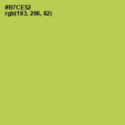 #B7CE52 - Celery Color Image