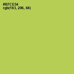 #B7CE54 - Celery Color Image