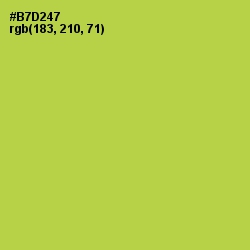 #B7D247 - Conifer Color Image
