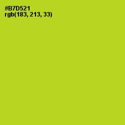#B7D521 - Key Lime Pie Color Image
