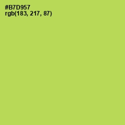 #B7D957 - Conifer Color Image