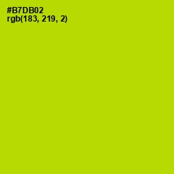 #B7DB02 - Fuego Color Image