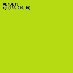 #B7DB13 - Fuego Color Image