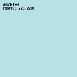 #B7E1E4 - Powder Blue Color Image