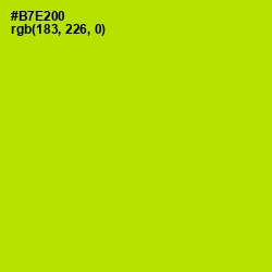 #B7E200 - Inch Worm Color Image