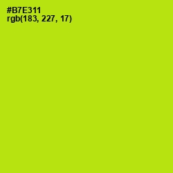 #B7E311 - Inch Worm Color Image