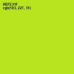 #B7E31F - Inch Worm Color Image