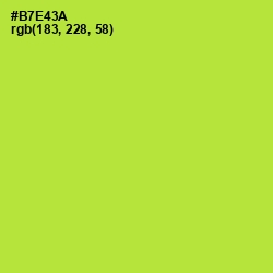 #B7E43A - Green Yellow Color Image