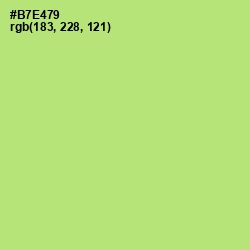 #B7E479 - Wild Willow Color Image