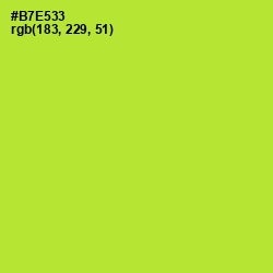 #B7E533 - Green Yellow Color Image