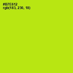 #B7E612 - Inch Worm Color Image