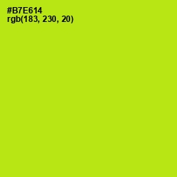 #B7E614 - Inch Worm Color Image