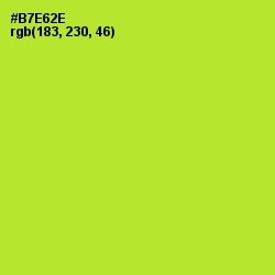 #B7E62E - Green Yellow Color Image