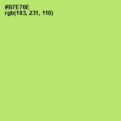 #B7E76E - Wild Willow Color Image
