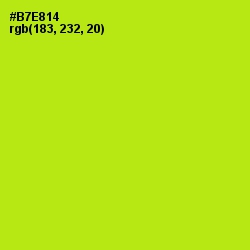 #B7E814 - Inch Worm Color Image