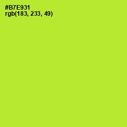 #B7E931 - Green Yellow Color Image
