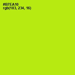 #B7EA10 - Inch Worm Color Image