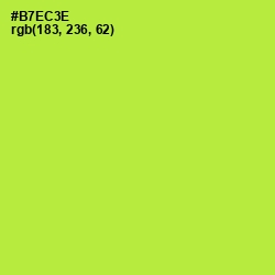 #B7EC3E - Green Yellow Color Image