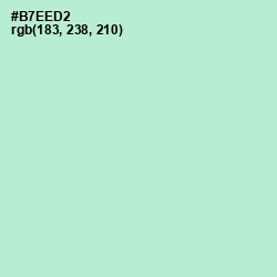 #B7EED2 - Cruise Color Image
