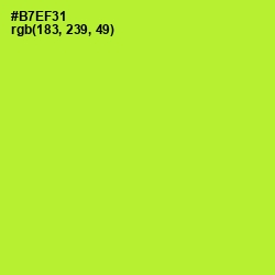 #B7EF31 - Green Yellow Color Image
