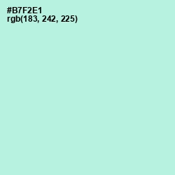 #B7F2E1 - Ice Cold Color Image