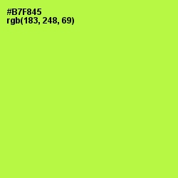 #B7F845 - Conifer Color Image