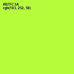 #B7FC3A - Green Yellow Color Image