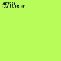 #B7FC58 - Conifer Color Image