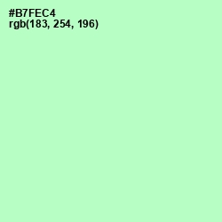 #B7FEC4 - Magic Mint Color Image