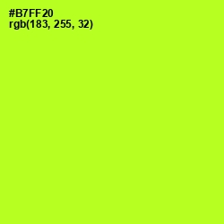 #B7FF20 - Green Yellow Color Image