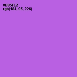 #B85FE2 - Lavender Color Image