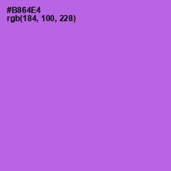 #B864E4 - Lavender Color Image