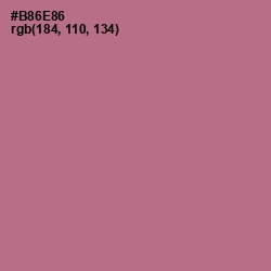#B86E86 - Turkish Rose Color Image