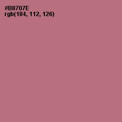 #B8707E - Coral Tree Color Image