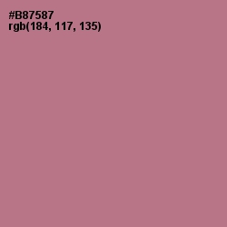 #B87587 - Turkish Rose Color Image