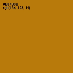 #B87B0B - Pirate Gold Color Image