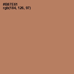 #B87E61 - Coral Tree Color Image