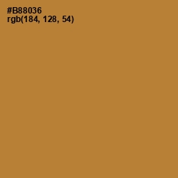 #B88036 - Marigold Color Image