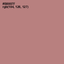 #B8807F - Pharlap Color Image