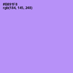 #B891F8 - Dull Lavender Color Image