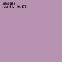 #B892B1 - Amethyst Smoke Color Image