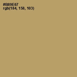 #B89E67 - Teak Color Image