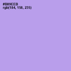 #B89EEB - Dull Lavender Color Image