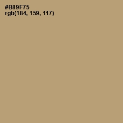 #B89F75 - Sandrift Color Image