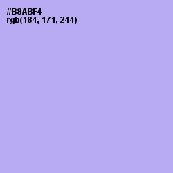 #B8ABF4 - Biloba Flower Color Image