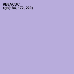 #B8ACDC - Lavender Gray Color Image