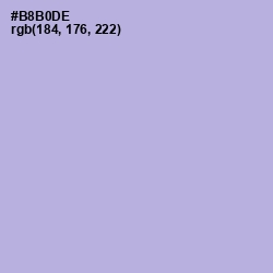 #B8B0DE - Lavender Gray Color Image