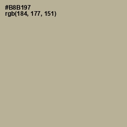 #B8B197 - Heathered Gray Color Image