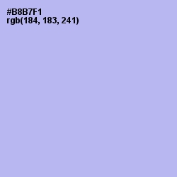 #B8B7F1 - Perano Color Image
